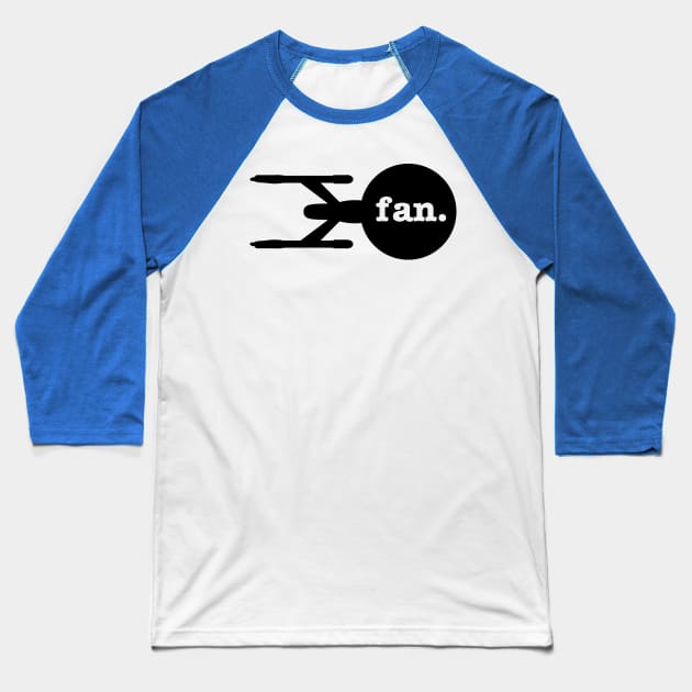 Fan (Starship Version 2) Baseball T-Shirt by fashionsforfans